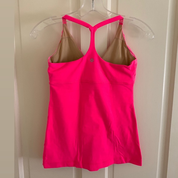 Lululemon Pure Balance Tank, Heathered Flash, Sz 6 - Picture 3 of 7